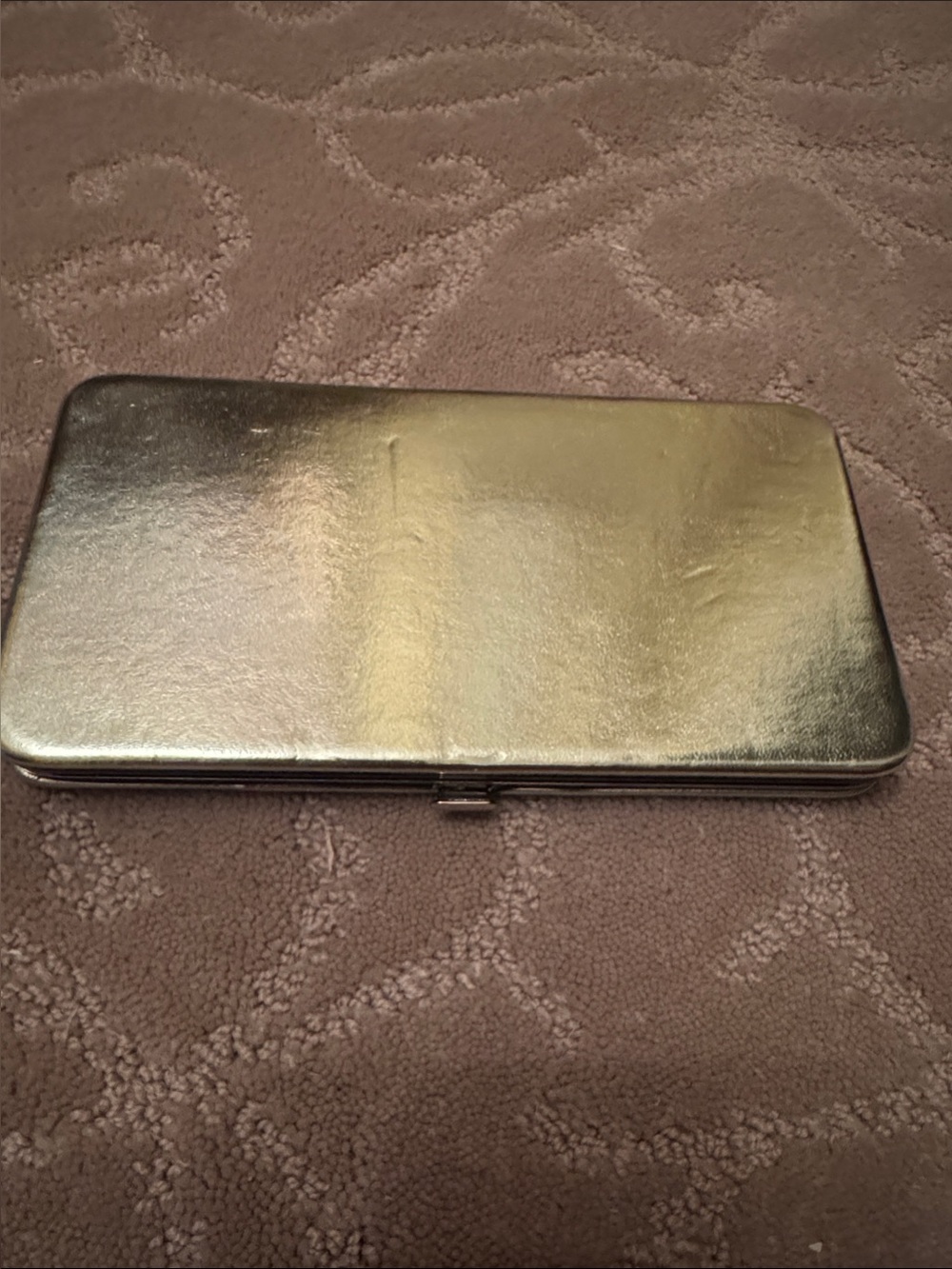 Metallic Gold Clutch Wallet